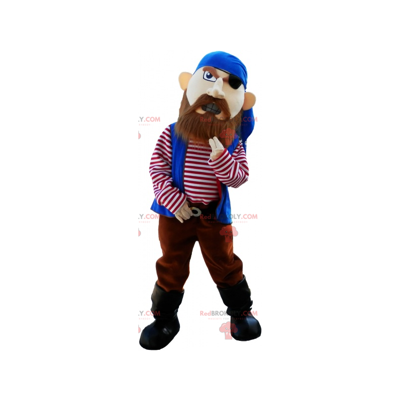 Wild-looking pirate mascot - Redbrokoly.com