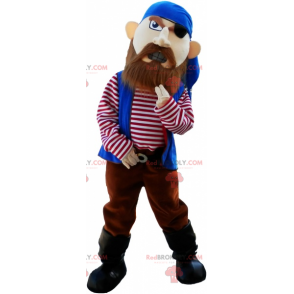 Wild-looking pirate mascot - Redbrokoly.com