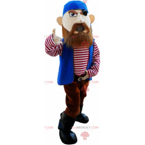 Mascotte de pirate à l'air farouche - Redbrokoly.com