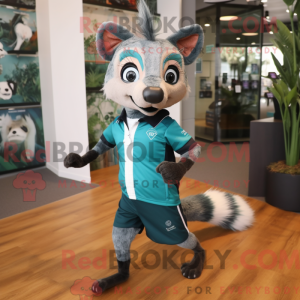 Disfraz de mascota Teal...
