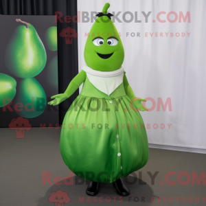 Groene Peer mascotte...