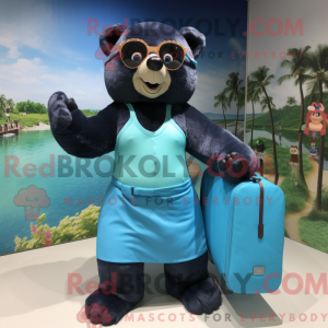 Sky Blue Spectacled Bear...
