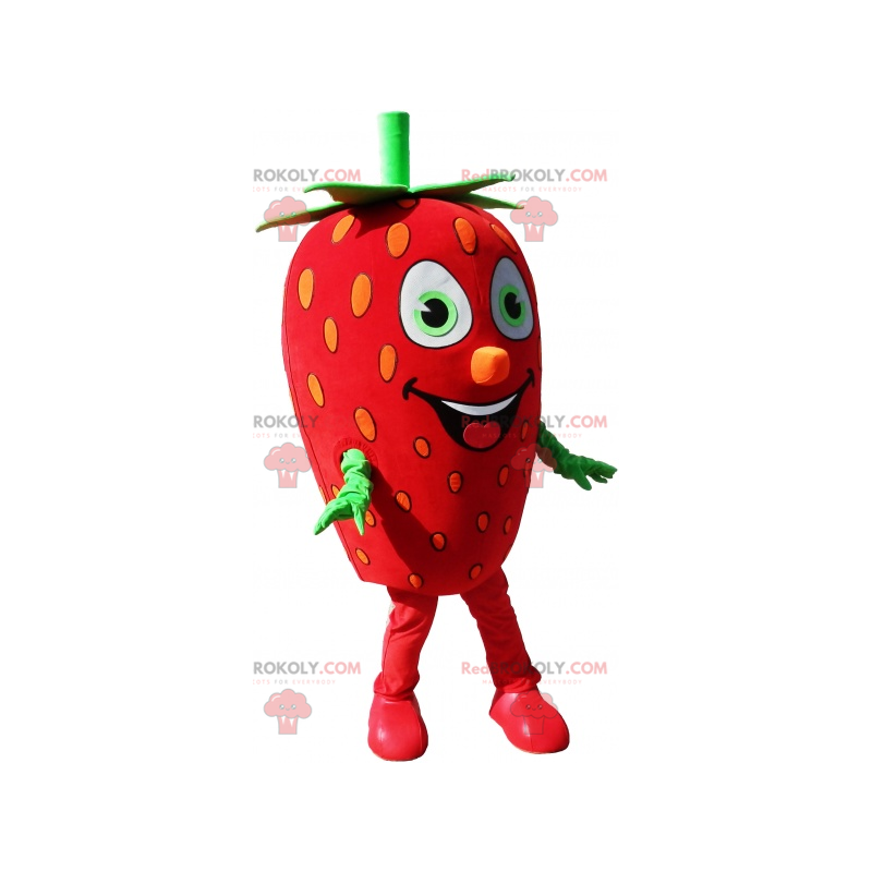 Mascotte de fraise géante déguisement de fraise - Redbrokoly.com