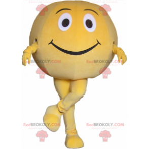 Giant yellow ball mascot. Round mascot - Redbrokoly.com