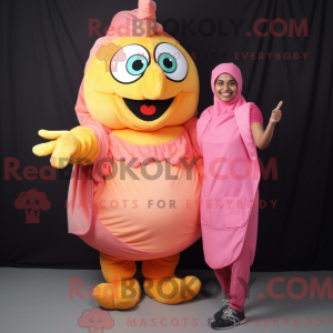Maskotkostymekarakter Pink...