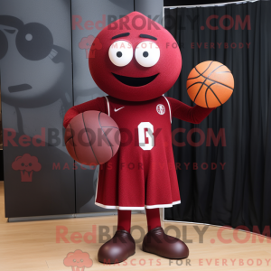 Maroon Basketball Ball...