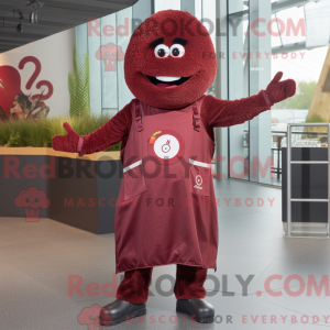 Maroon Falafel maskot...