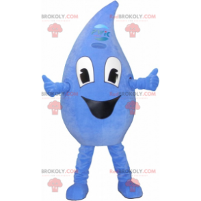 Mascota de gota de agua azul gigante - Redbrokoly.com