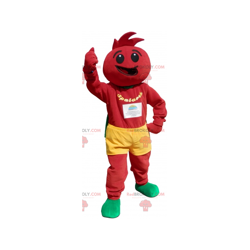 Disfraz de tomate. Mascota de tomate - Redbrokoly.com Disfraz de tomate. Mascota de tomate - Redbrokoly.com