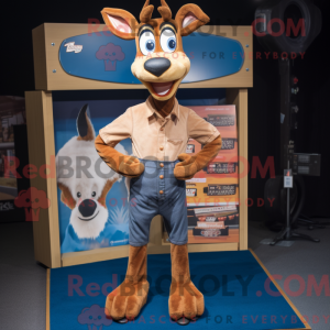 Gazelle Maskottchen Kostüm...