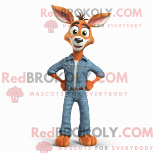 Gazelle maskot kostume...
