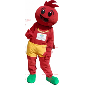 Disfraz de tomate. Mascota de tomate - Redbrokoly.com