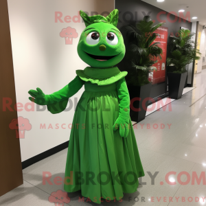 Spinatmaskotkostyme kledd...
