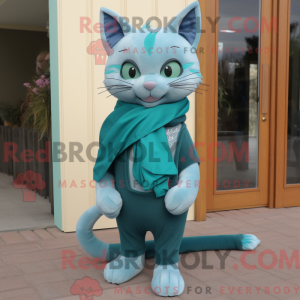 Costume de mascotte de chat...