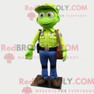 Lime Green Police Officer...
