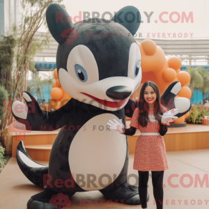 Rust Killer Whale maskot...
