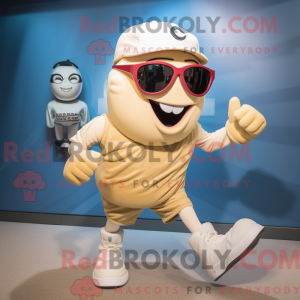 Beige honkbalhandschoen...