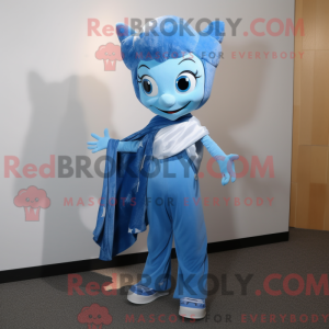 Blue Tooth Fairy maskot...
