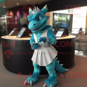 Maska cyan smoka figurka z...