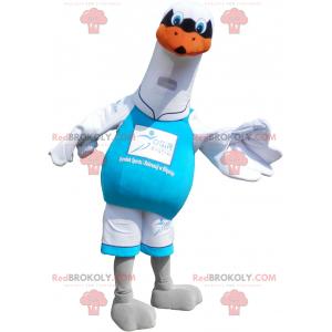 Mascot gran gaviota blanca. Disfraz de pájaro - Redbrokoly.com