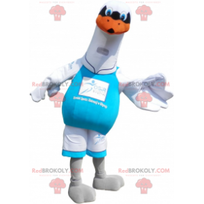 Mascot big white seagull. Bird costume - Redbrokoly.com