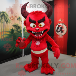 Djævle maskot kostume...