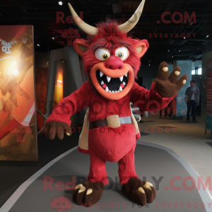 Devil mascot costume...