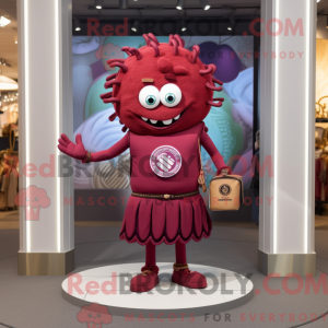 Maroon Medusa mascot...