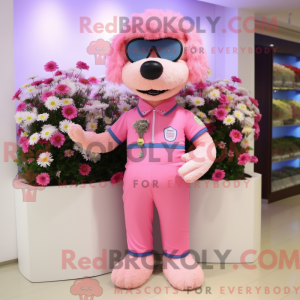 Maskottchenkostüm Rosa...