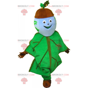 Acorn maskot kledd i eikeblad - Redbrokoly.com