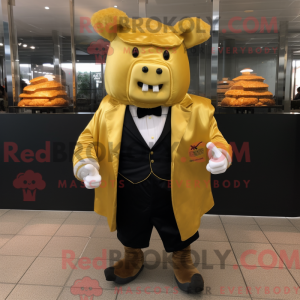 Personaggio mascotte Gold...