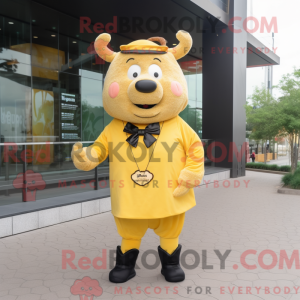 Gold Beef Wellington mascot...