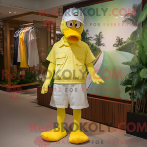 Costume mascotte de cygnes...
