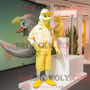 Costume mascotte de cygnes...