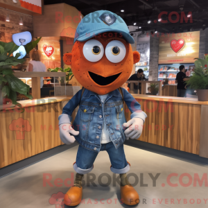 Rust Heart maskot kostyme...