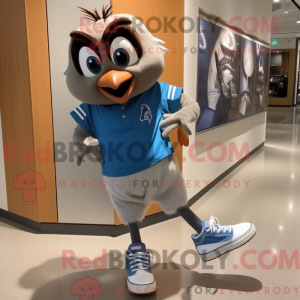 Brown Blue Jay maskot...