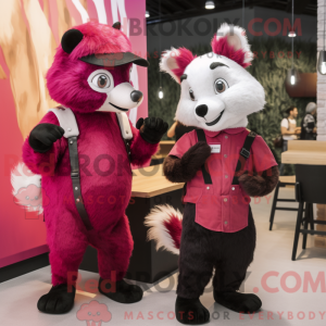 Postava maskota Magenta...
