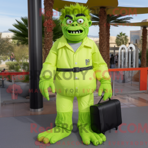 Limegrønn Frankenstein...