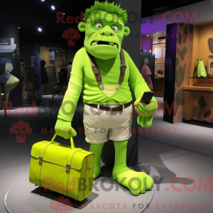 Limegrønn Frankenstein...