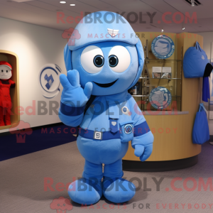 Postava maskota Sky Blue...
