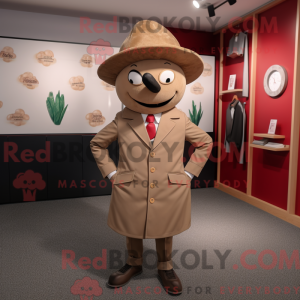 Tan Raspberry mascot...