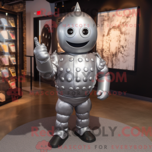 Silver Grenade mascot...