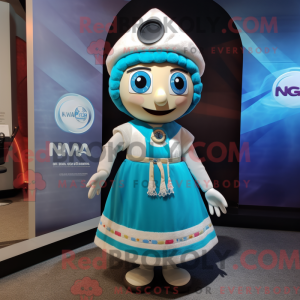 Gyro maskot kostyme kledd...