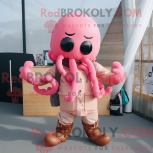 Máscara Rosa Octopus com...