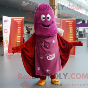 Magenta Currywurst mascot...