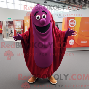 Magenta Currywurst mascot...