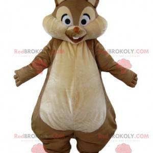 Tic or Tac mascot famous brown and beige squirrel -