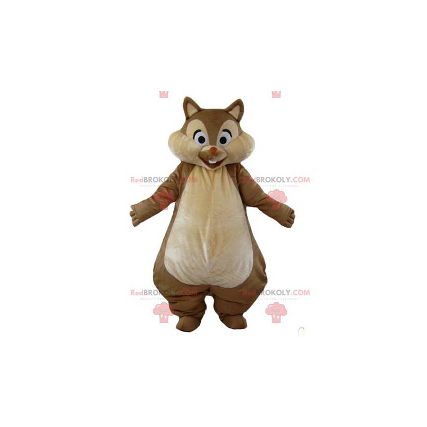 Tic or Tac mascote famoso esquilo marrom e bege - Redbrokoly.com