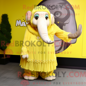 Personaggio mascotte mammut...
