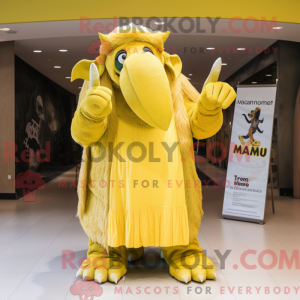 Lemon Yellow Mammoth mascot...